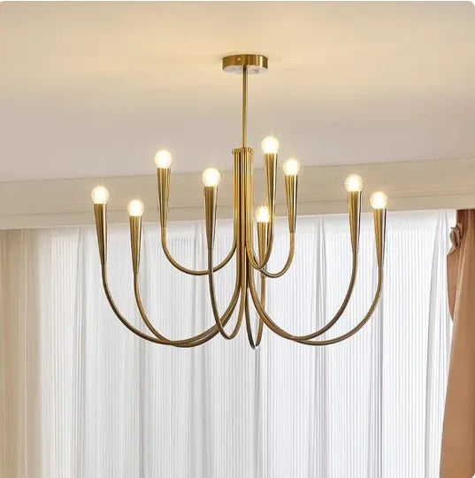 Designer metal candle pendant