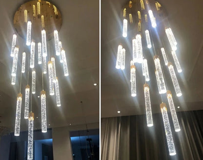 Nordic crystal villa chandelier