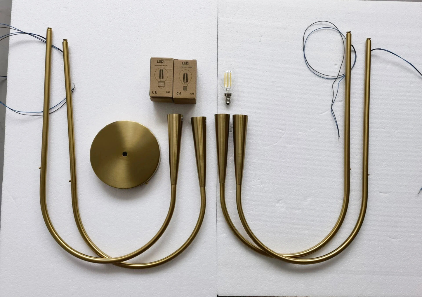 Designer metal candle pendant