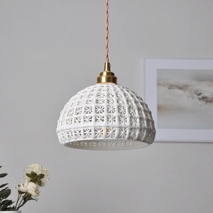 LUXELY modern ceramic LED pendant light