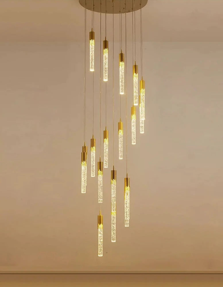 Nordic crystal villa chandelier