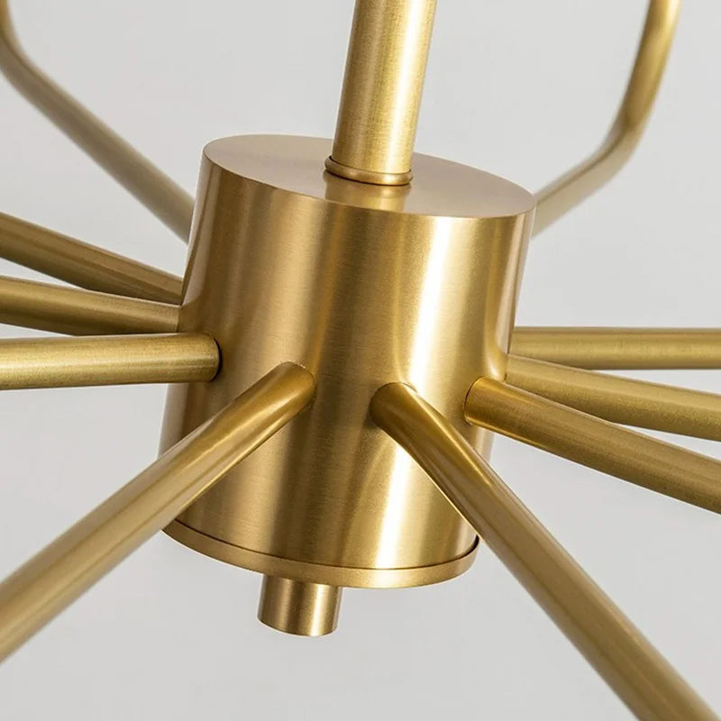 Pendentif minimaliste en cuivre de luxe