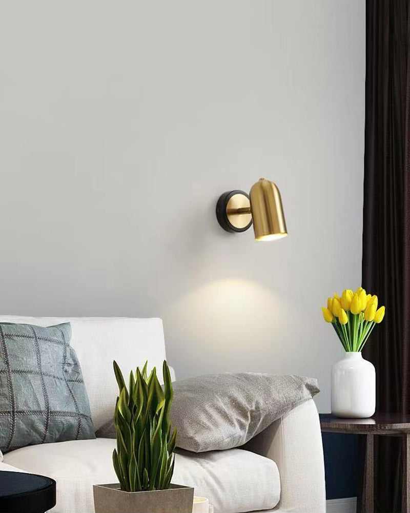 Gouden Wandlamp Verstelbaar