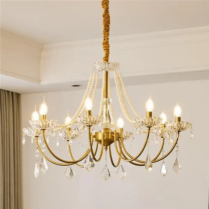 Adjustable copper crystal light