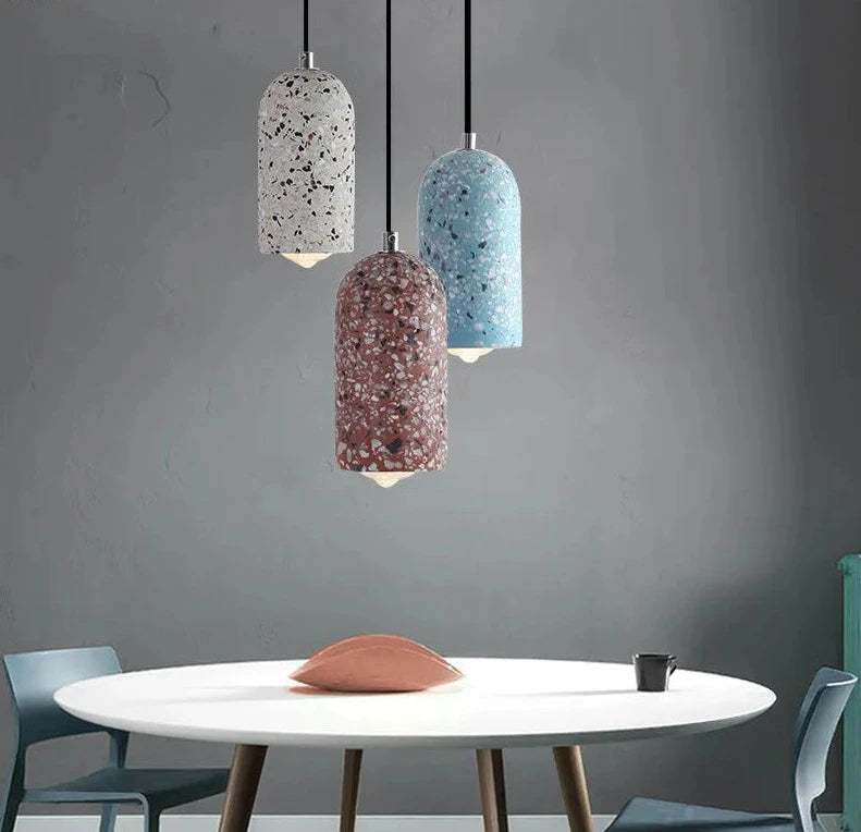 LUXELY nordic cement pendant lighting fixtures