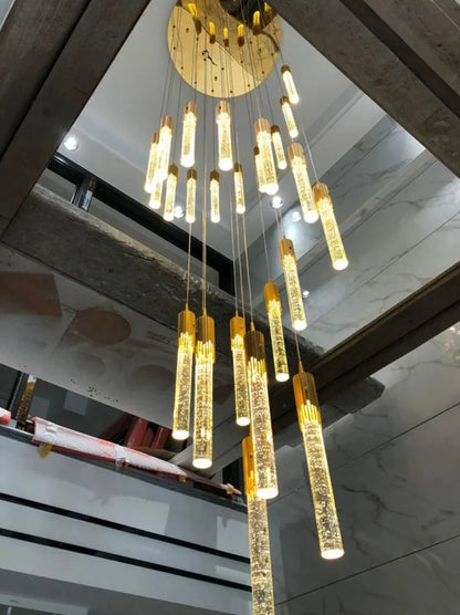 Nordic crystal villa chandelier