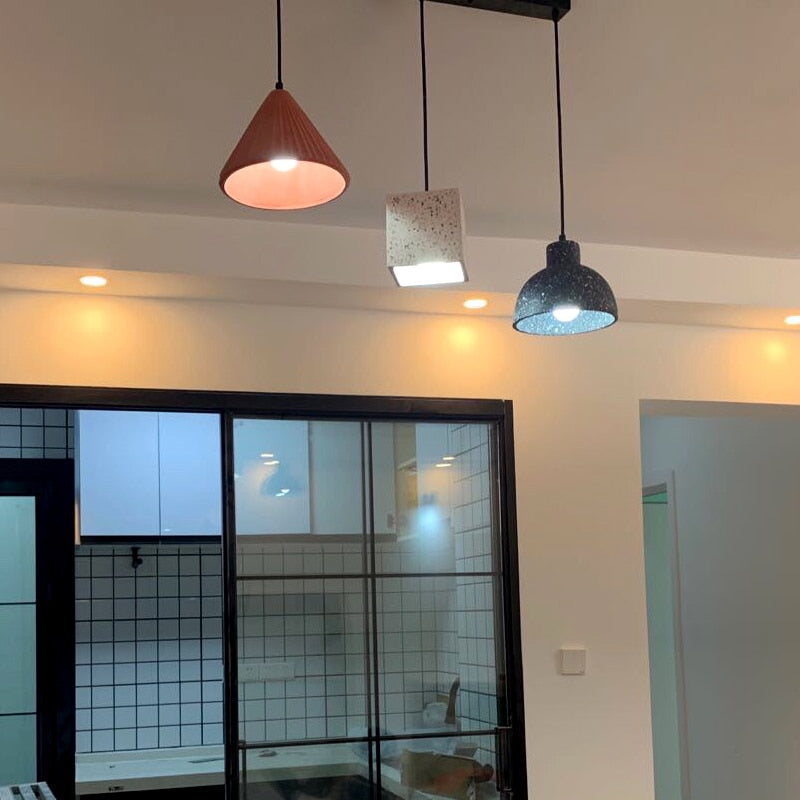 Modern Cement Pendant Light