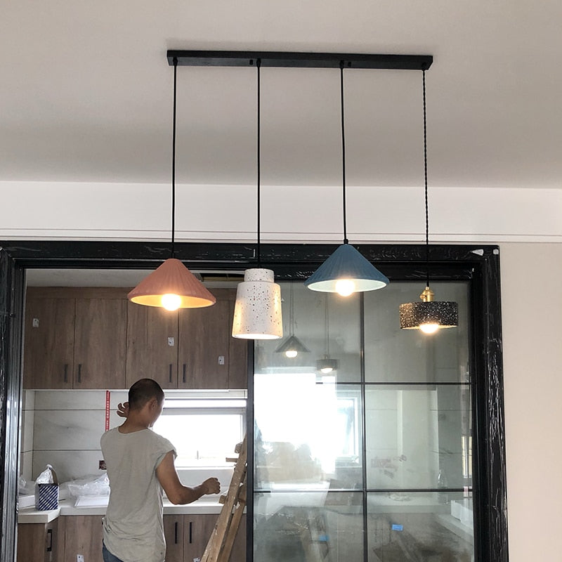 Modern Cement Pendant Light