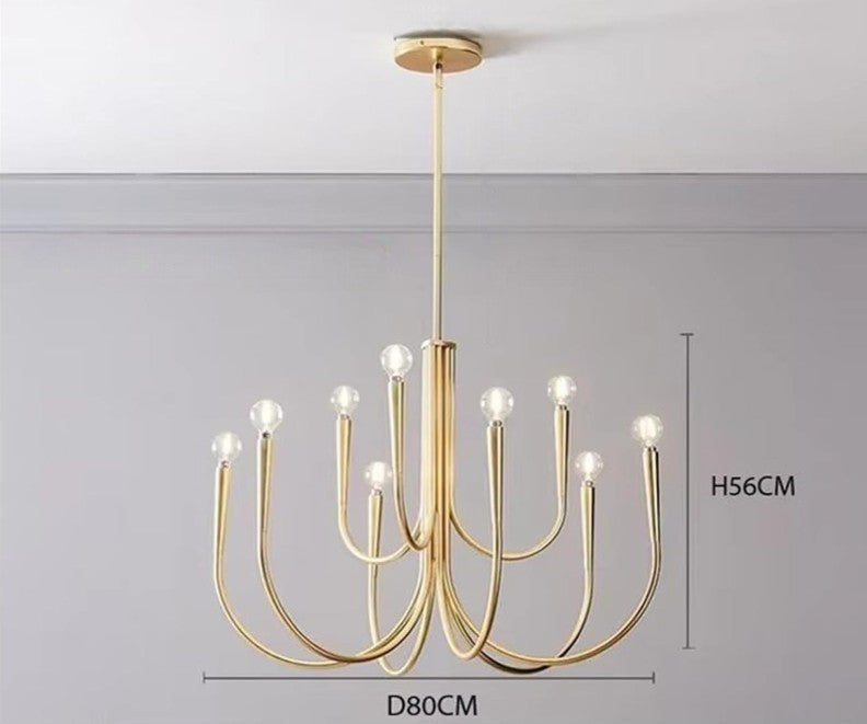 Designer metal candle pendant