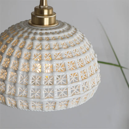 LUXELY modern ceramic LED pendant light