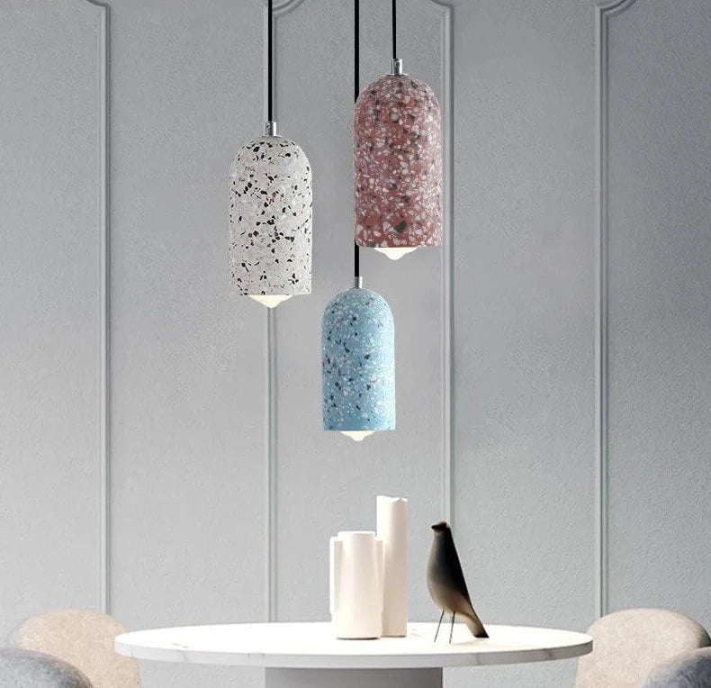 LUXELY nordic cement pendant lighting fixtures