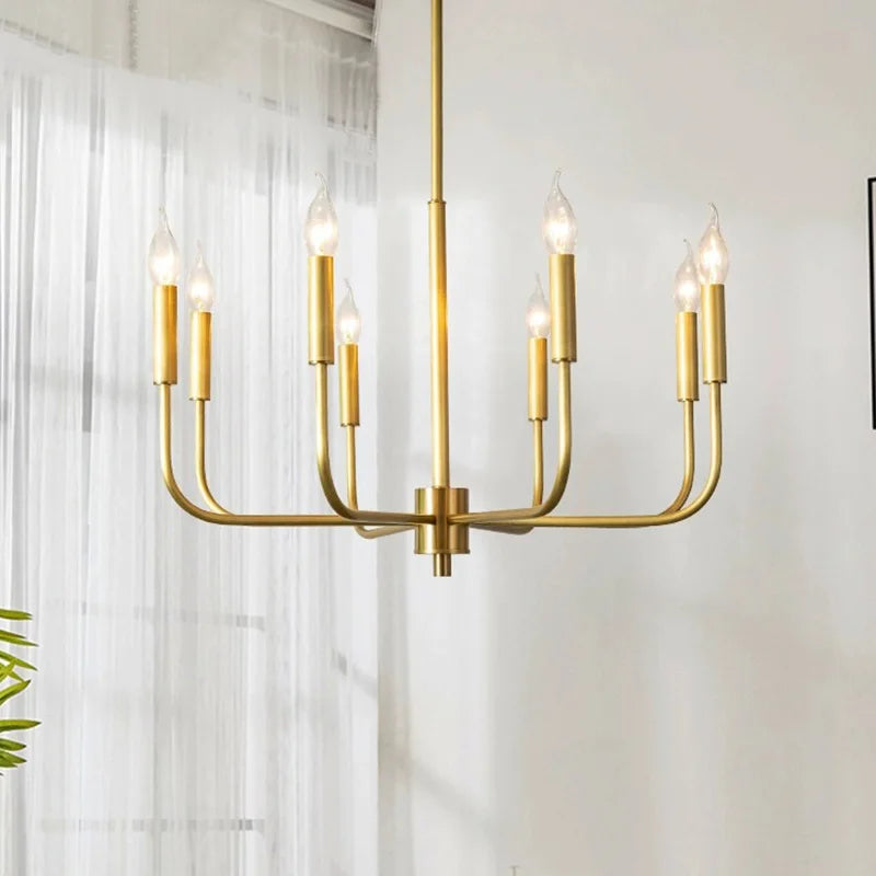 Pendentif minimaliste en cuivre de luxe