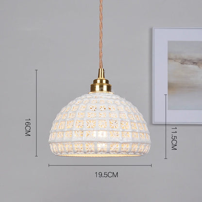 LUXELY modern ceramic LED pendant light