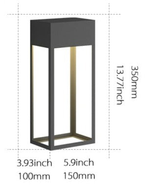 Wasserdichtes modernes Led-Licht für die Veranda