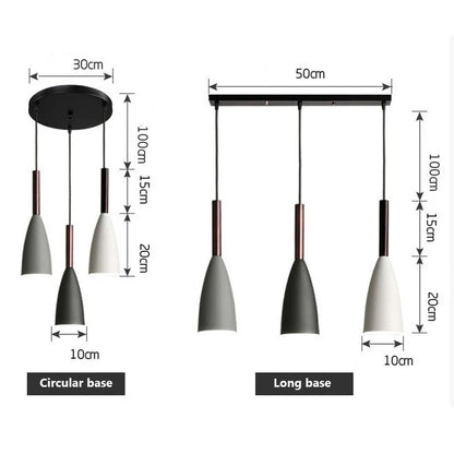 Set Deense eetkamer hanglamp