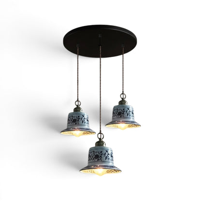 LUXELY modern simple ceramic LED pendant lamp