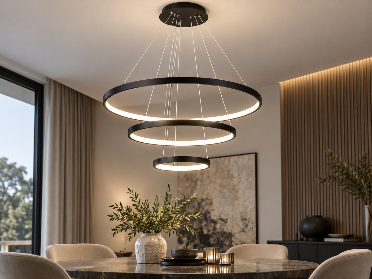 Celling Fixtures Rings Shape Pendant Light
