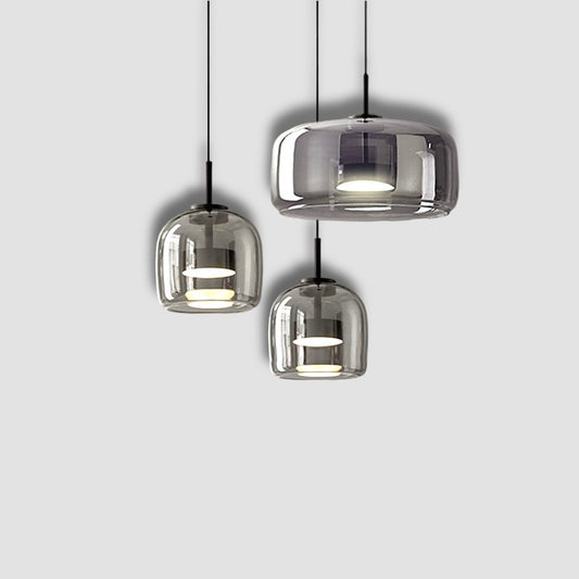 Glass LED Nordic Hanging Light with adjustable cable