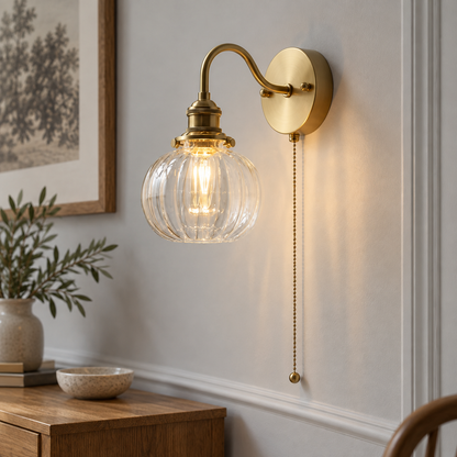 Scandinavische keramische wandlamp