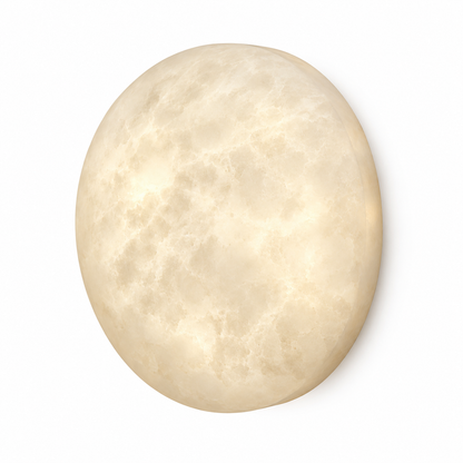 Round shape luxury marble sconce