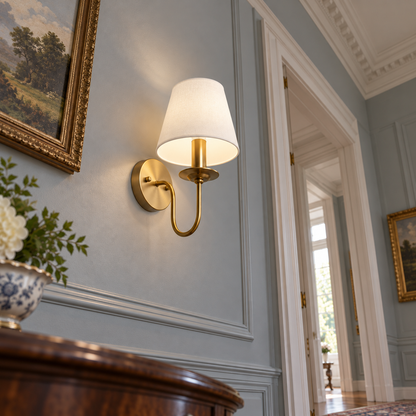 Lampada da parete vintage europea