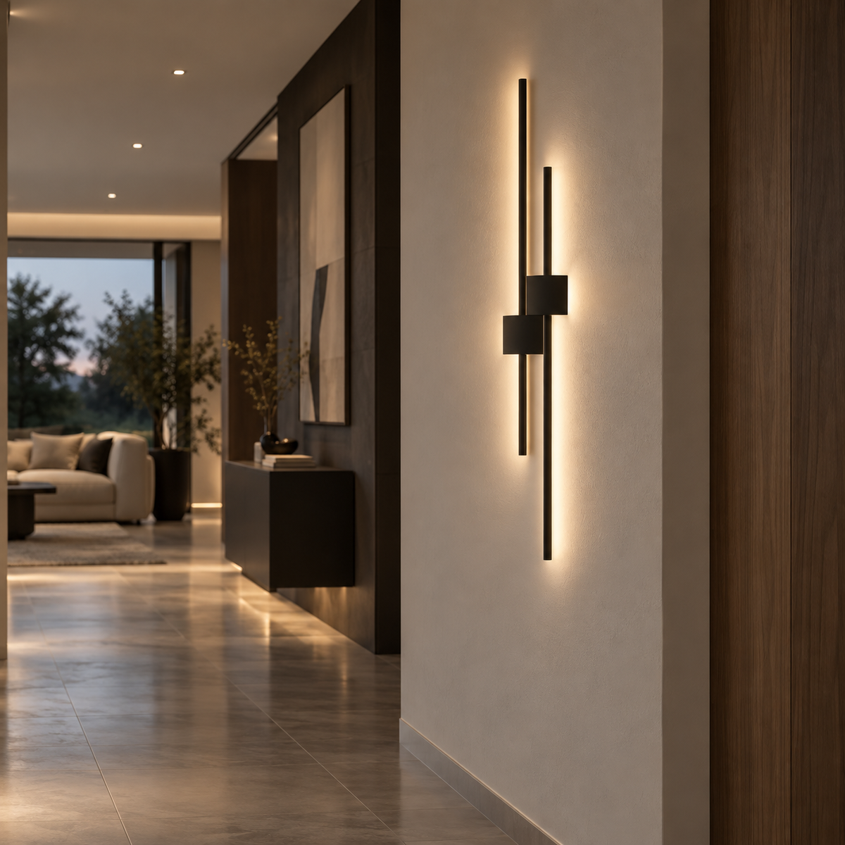 Moderne LED Wandleuchter