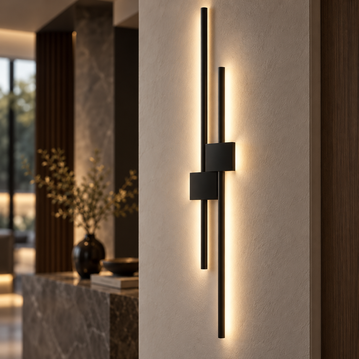 Moderne LED Wandleuchter