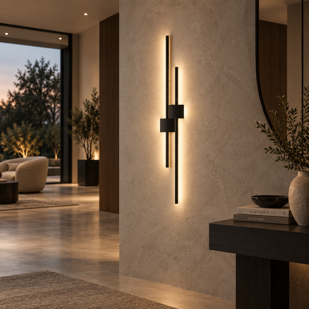 Moderne LED Wandleuchter