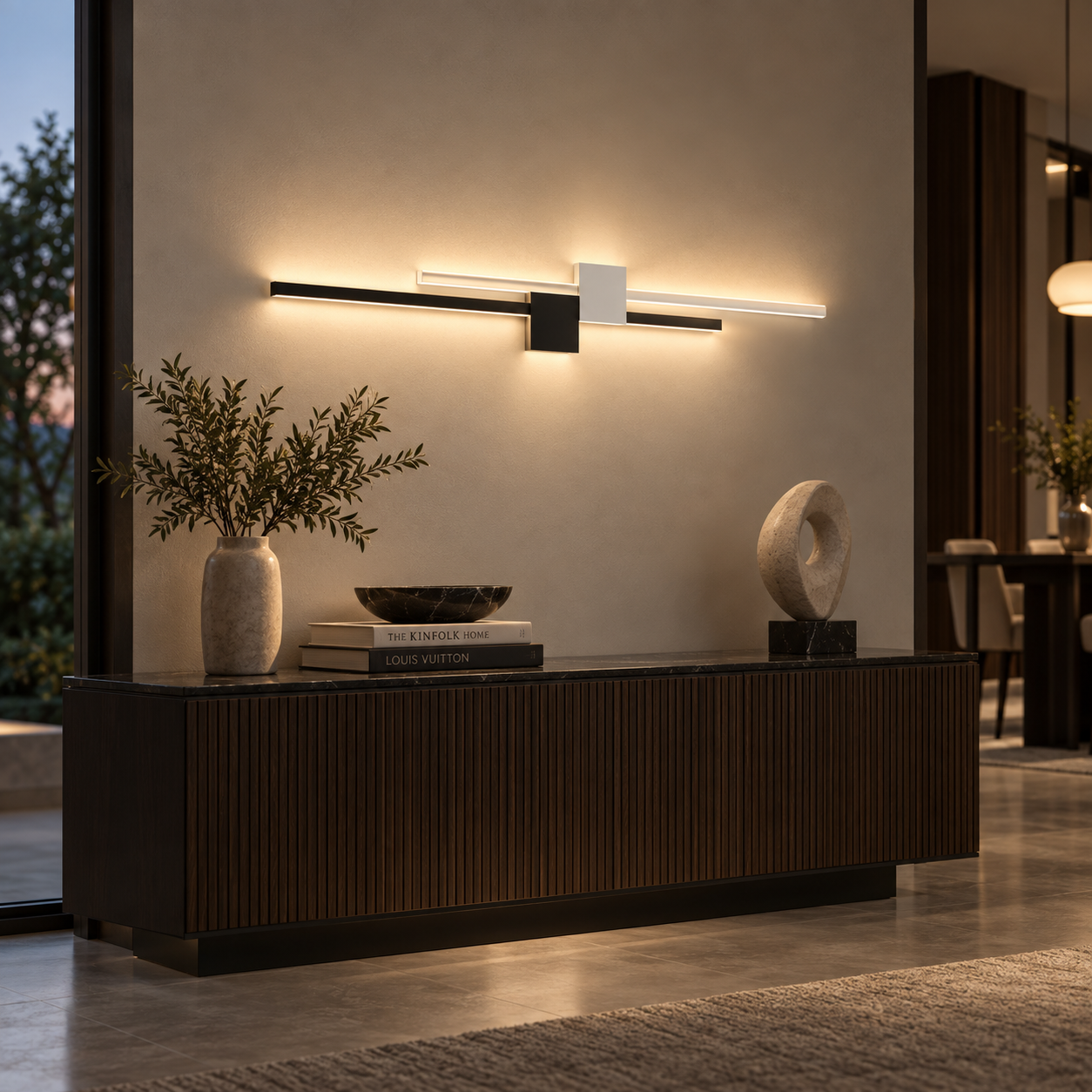 Moderne LED Wandleuchter