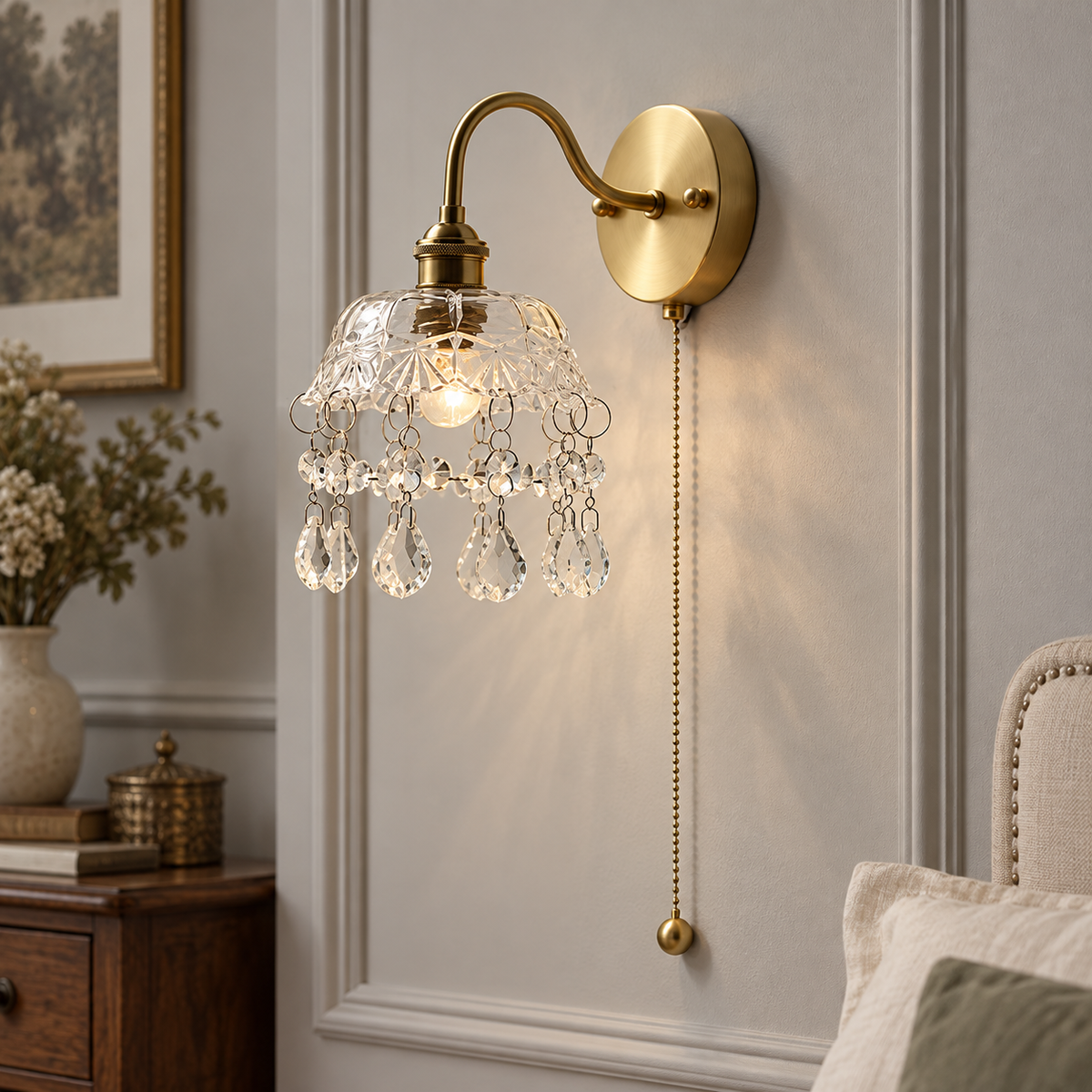 Scandinavische keramische wandlamp