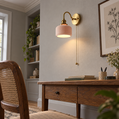 Scandinavische keramische wandlamp
