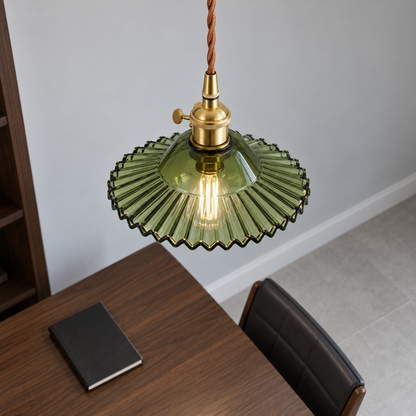 Retro Glass Pendant