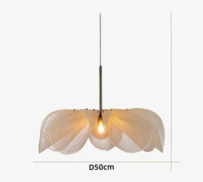 D50cm bubble glass chandelier in nordic style, featuring adjustable wire and LED E27 bulb, ideal for 6–12m² interior lighting.