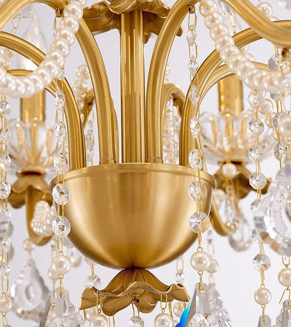 K9 crystal french candle centerpiece