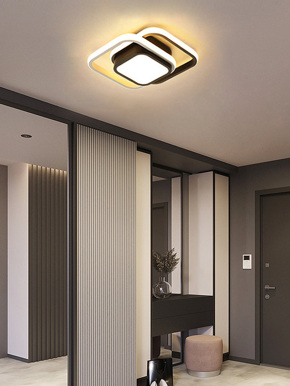 Moderne Geometrische vorm plafond LED Licht