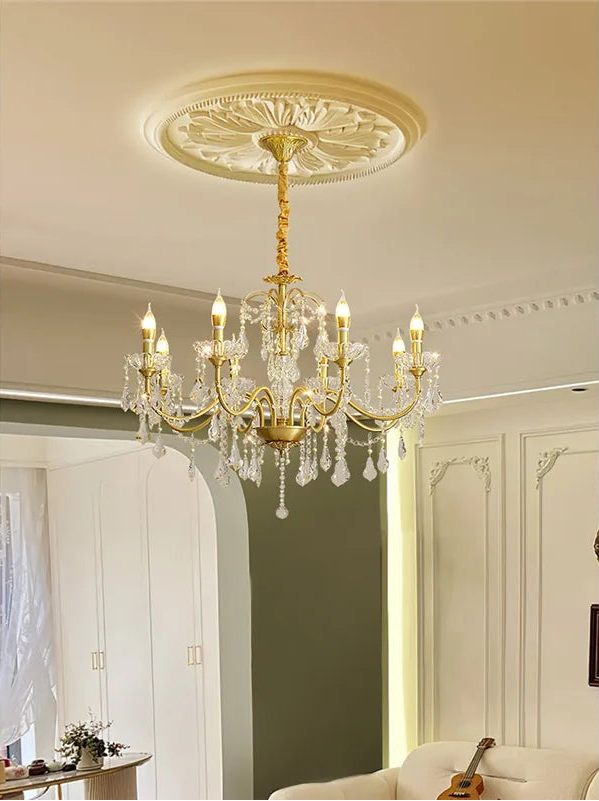 Parisian crystal room pendant