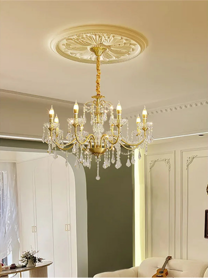 Parisian crystal room pendant