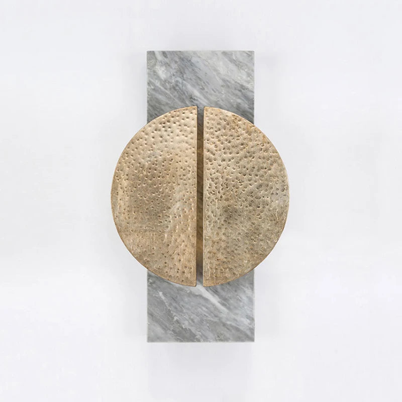 Post modern marble wall lamp