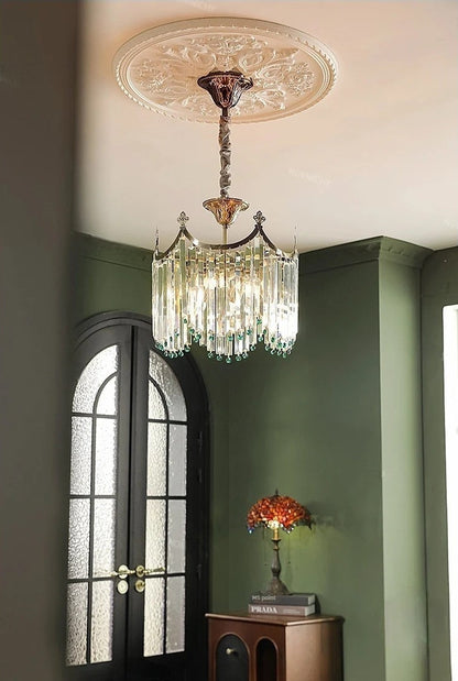 Antique style pendant light for bedroom