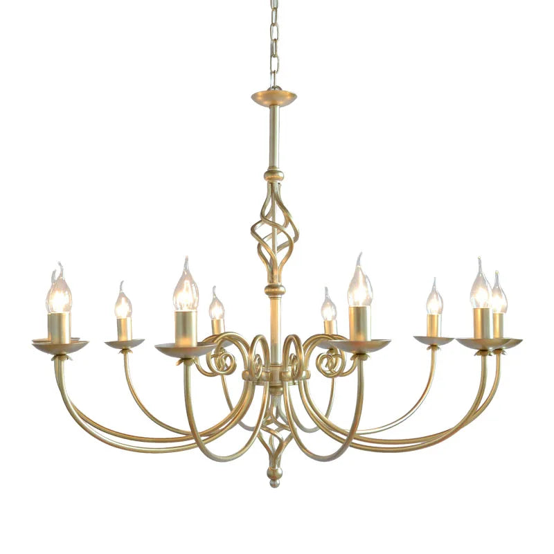 Lustre en fer forgé pour salle d'art