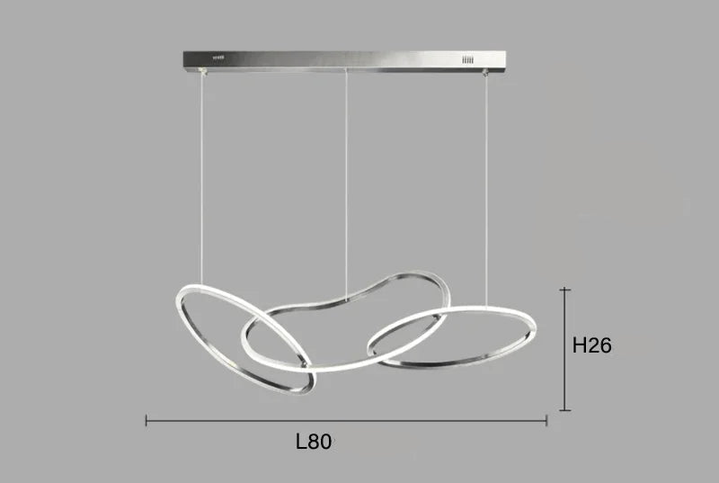 Suspension moderne et élégante à LED