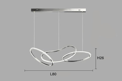 Suspension moderne et élégante à LED