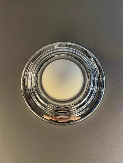 Chrome minimalist modern wall lamp