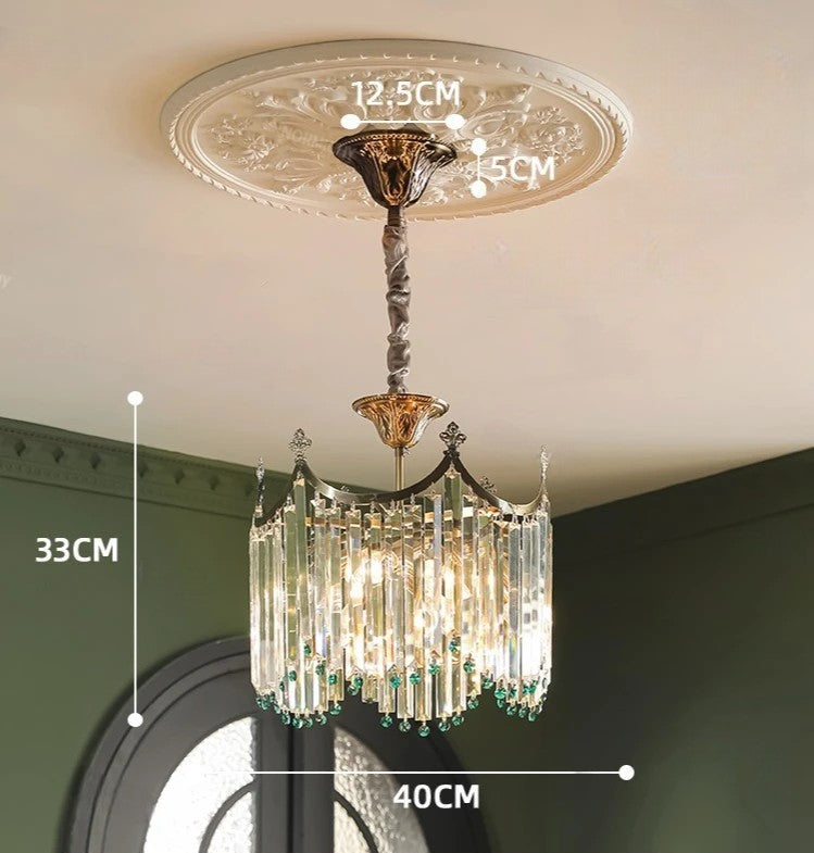 Antique style pendant light for bedroom