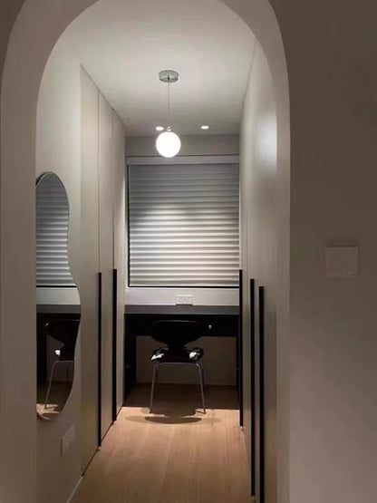 Cremefarbener Glas-Kronleuchter