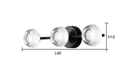 Minimalistisk modern badrumslampa