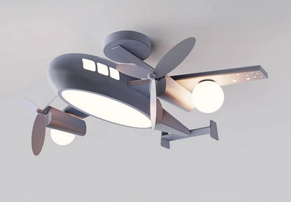 Kids airplane ceiling light for children bedroom
