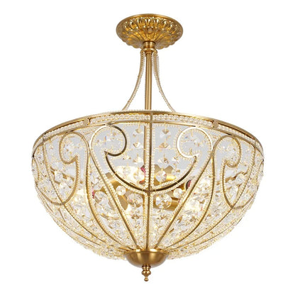 Halb bündige Kristall-Deckenleuchte