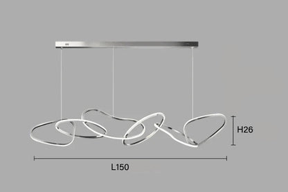 Suspension moderne et élégante à LED