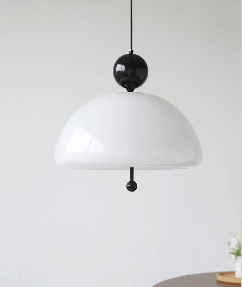 Black and white version of the Medieval Chandelier Pendant Light, offering a modern twist on vintage lighting design.